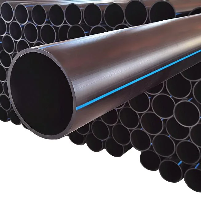 100% Polyethylene HDPE Pipe Virgin Material Water PE Plastic Pipe SDR17 HDPE Roll Pipe