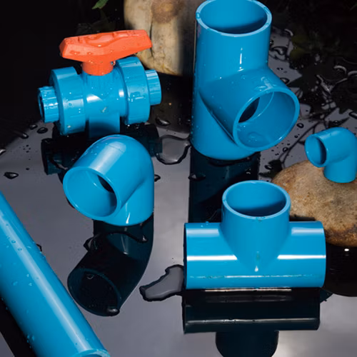 Customized PVC Blue Pipe and Fitting for Water Supply and Industry