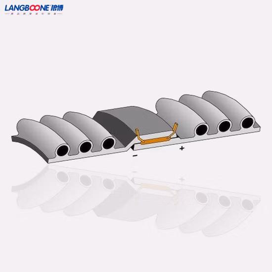 Buried Type B HDPE Wall Winding Corrugated Pipe Krah Drainage Pipe