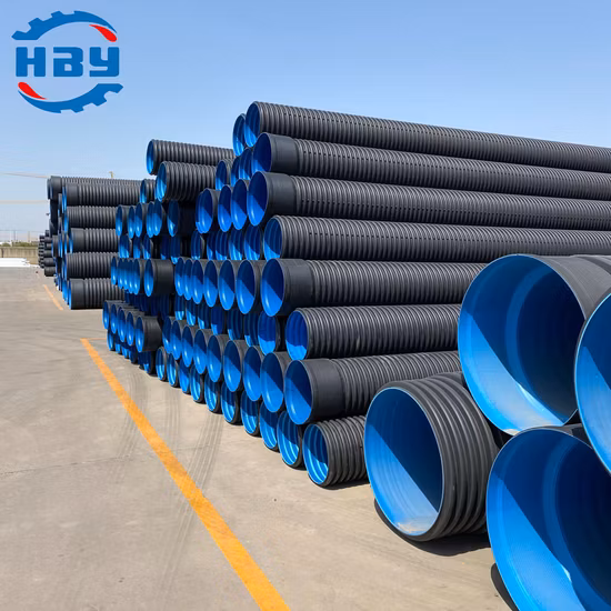 800mm HDPE Double Wall Corrugated Pipe for Sanitary Sewers Wholesale Price