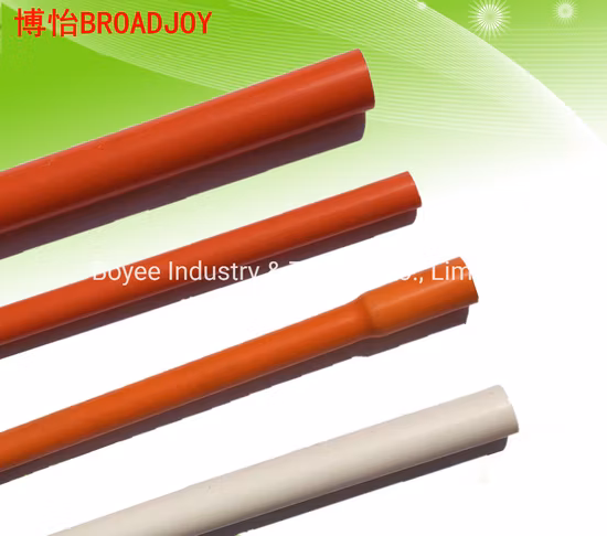 Fire Retardant Plastic PVC Electrical Wiring Tube Protector Cable / 180 Bending Degree Bendable Pipe Conduit PVC Conduit Pipe with Bottle Neck for Wiring Cable