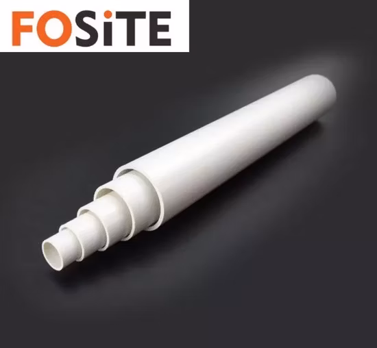 Fire Resistant Plastic PVC Electrical Wiring Tube / 180 Bending Degree Bendable Pipe Conduit PVC Conduit Pipe for Wiring Cable