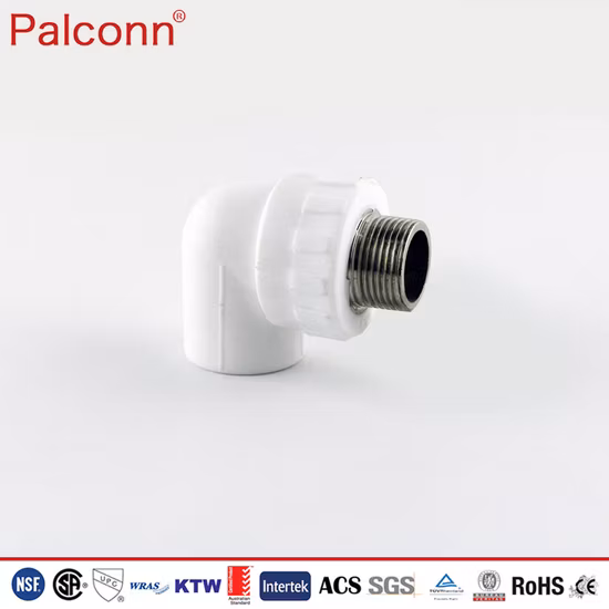 Pn16 Bar 20*2.8mm Green White Color PPR Pipe and Fittings for Cold Water