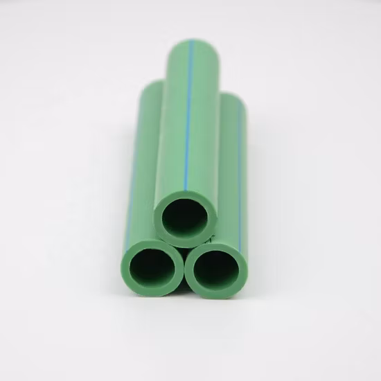 PPR Pipe for Cold Water Rigid Pipe with Blue Stripe/Hot Water Rigid Pipe with Red Stripe