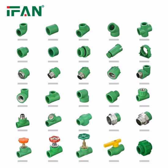 Ifan Customized Color Plumbing Materials PPR Pipes for Hot and Cold Water