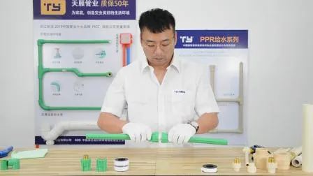 PPR Pipe Fittings with Pn12.5/Pn20/Pn16/Pn25 Pressure Plastic Pipe and Fitting Use for Hot Water