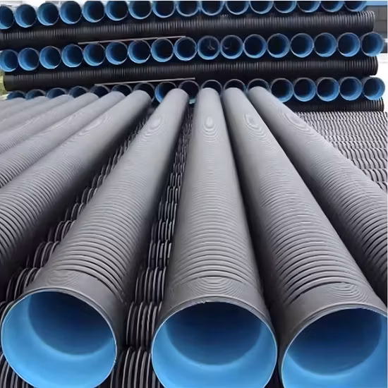500mm HDPE Double Wall Corrugated Pipe for Culvert Drainage Wholesale Price