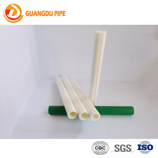 Top Quality PPR Pipe/PPR/PVC/CPVC /Pph Hot Water Pipe Pn16 20-110mm